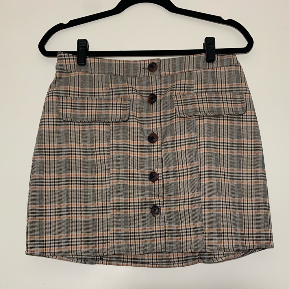 Urban Outfitters Plaid Mini Skirt